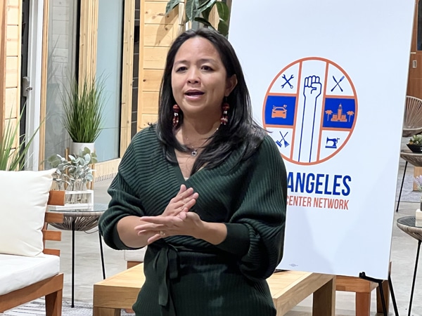 Pilipino Workers Center Executive Director Aquilina Soriano